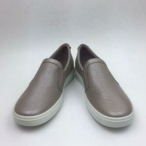 ECCO Soft Classic Perforated Leather Slip-…